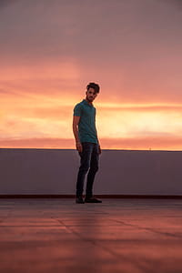 Man in Teal Polo Shirt thumbnail