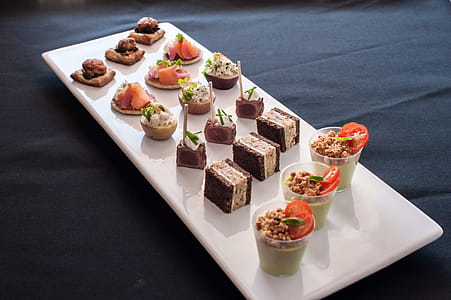 assorted pastry on white plate thumbnail