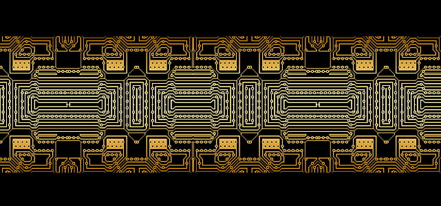 yellow and white circuit board thumbnail