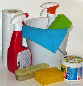 assorted bathroom cleaning equipment set thumbnail