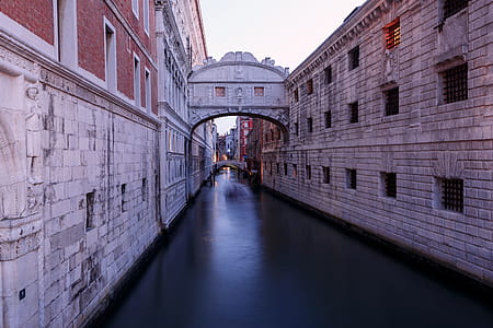Photo of Canal Between Buildings thumbnail