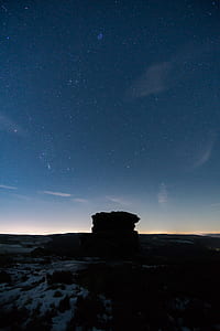 silhouette photo of stones thumbnail