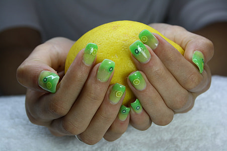 person holding lime thumbnail