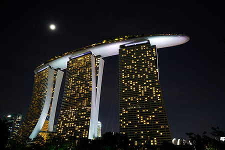 city, landmark, lights, night thumbnail