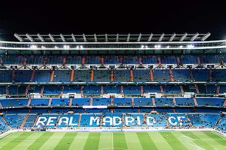 aerial photography of Real Madrid CF stadium thumbnail