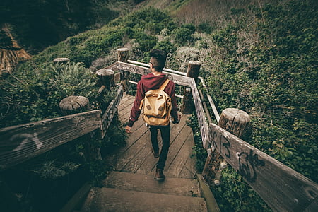 man in red jacket thumbnail