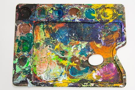 assorted-color paint pallet thumbnail