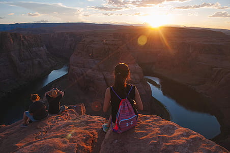 people sitting on top of mountain thumbnail