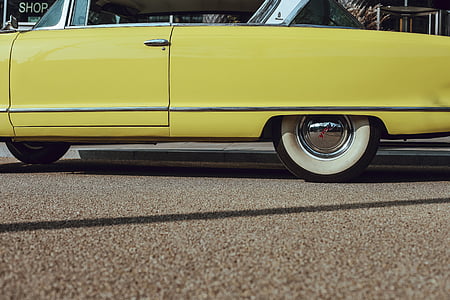 classic yellow coupe thumbnail