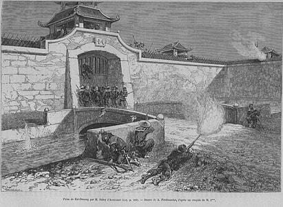 France attack Hai Duong citadel in Hanoi, Vietnam thumbnail