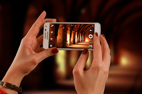 white Samsung Galaxy Android smartphone thumbnail