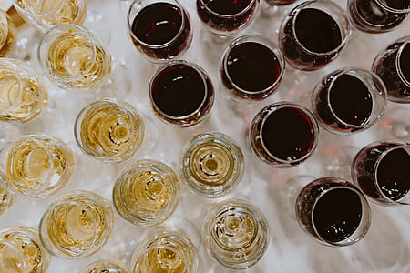 Many glasses of different wine thumbnail