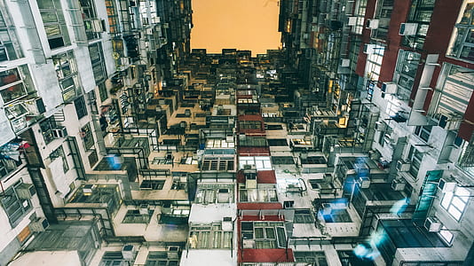 low-angle view photo of apartment complex thumbnail