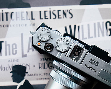 silver Fujifilm digital camera thumbnail