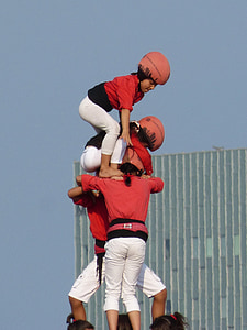 girl climbing on people thumbnail