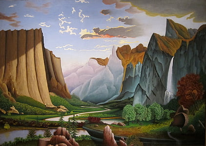 body of water between two mountains thumbnail