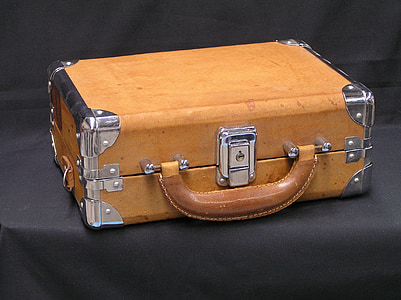 brown and grey attache case thumbnail
