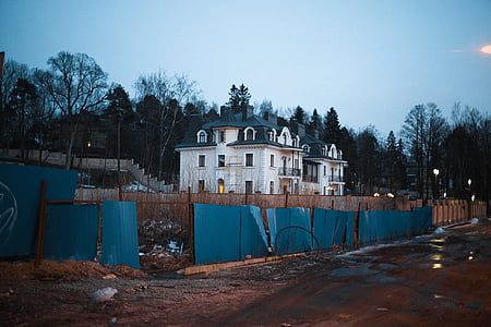 architectural photography of white and gray concrete house thumbnail