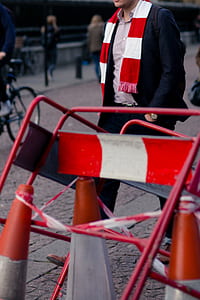 person walking beside the road thumbnail