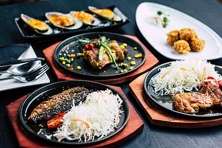 variety of cooked foods thumbnail