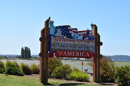 Welcome to the United Stated of American signage thumbnail