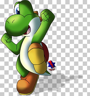 Paper Mario The Thousand Year Door Yoshi Green Character Blue