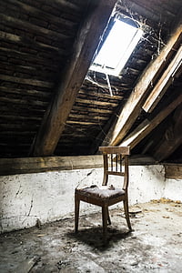 brown wooden chair under skylight thumbnail