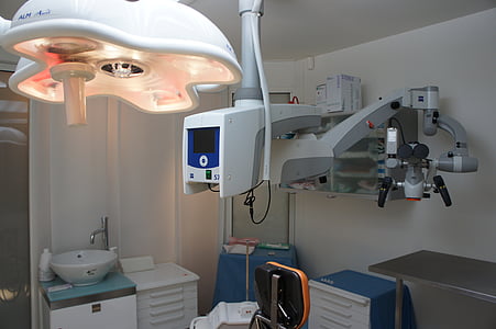 white and blue hospital machine thumbnail