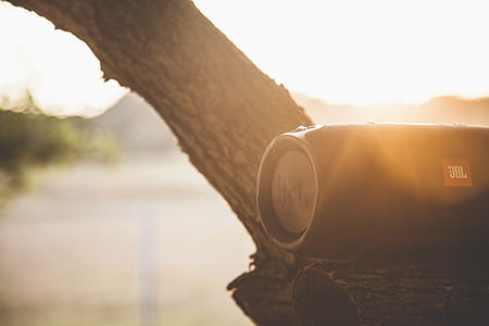 Close-Up Photography of Black JBL Speaker thumbnail