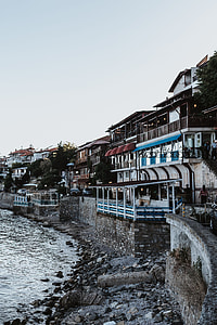 Coast in old city of Nessebar, Bulgaria thumbnail
