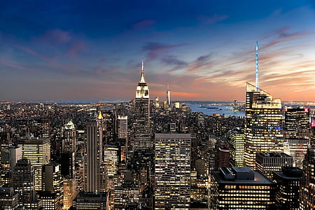 aerial photo of city buildings thumbnail