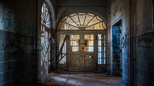 brown wooden door thumbnail