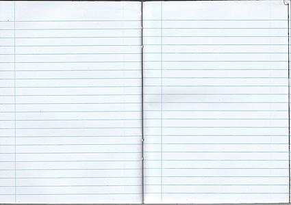 white ruled notebook illustration thumbnail