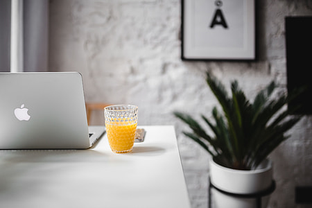 Stylish workspace with Macbook Pro thumbnail