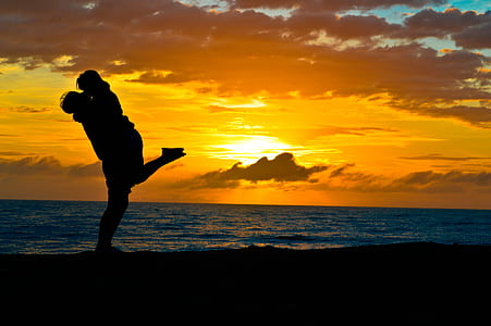 sea, dawn, nature, sky thumbnail