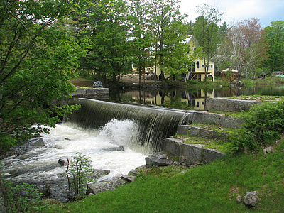 A small dam in the village of Chocorua in Tamworth, New Hampshire thumbnail