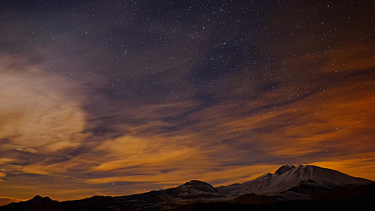 photo of cirrus clouds over mountains thumbnail