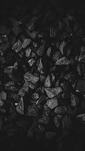 closeup photography of black gravels thumbnail