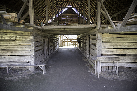 Wooden Cabin interior in Great Smoky Mountains National Park, North Carolina thumbnail