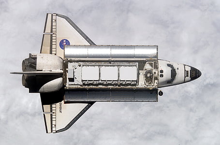 white and black space shuttle photo thumbnail