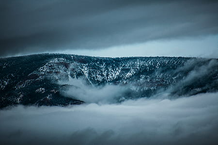 Mountain Range Surrounded by Fogs thumbnail