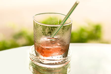red juice on clear glass cup thumbnail