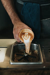 person pouring coffee on mixer thumbnail