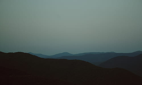 mountains, nature, sky, dark thumbnail