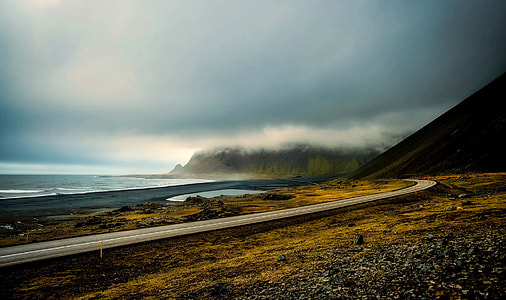 gray asphalt road thumbnail