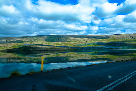 road, nature, sky, water thumbnail