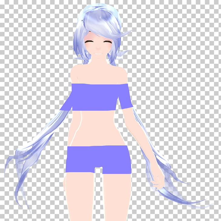 Anime Girl Black Hair Bun