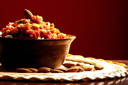 brown fruit bowl with nuts thumbnail