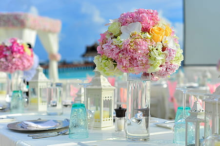 assorted-color flowers table decor thumbnail