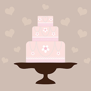 floral cake illustration thumbnail